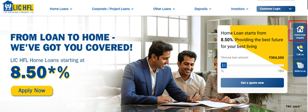 LIC Home Loan Interest Rate